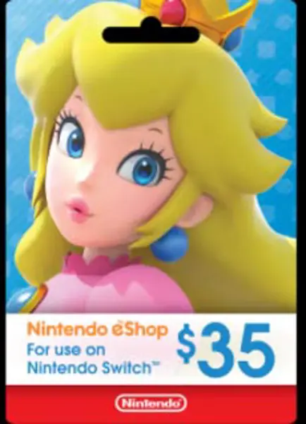 گیفت کارت 35 دلاری نینتندو  آمریکا USA Nintendo Gift Card