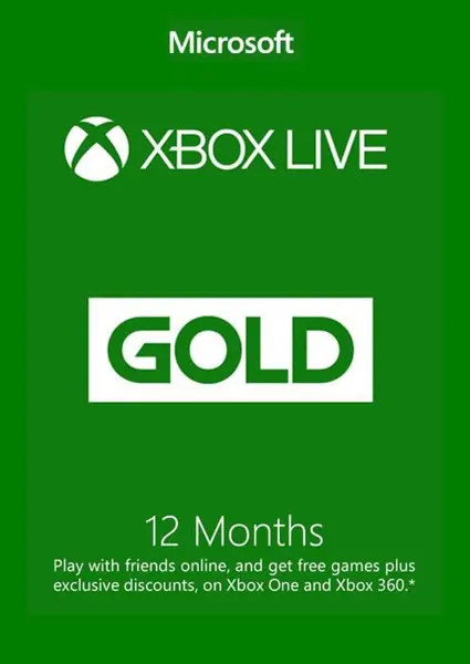 Xbox Live Gold آمریکا اشتراک 12 ماهه (یکساله)